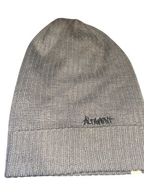 Altamont Apparel gray knit beanie winter hat
